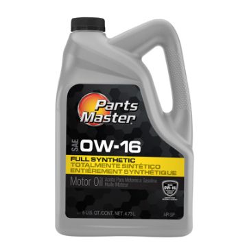 Mostrar detalles de Aceite de Motor Completamente Sintético Equipo Pesado Parts Master 0W16 de 4.73 L Imagen de Aceite de Motor Completamente Sintético Equipo Pesado Parts Master 0W16 de 4.73 L