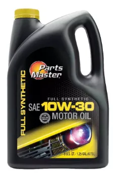 Mostrar detalles de Aceite de Motor Completamente Sintético Parts Master 10W30 de 4.73 L Imagen de Aceite de Motor Completamente Sintético Parts Master 10W30 de 4.73 L