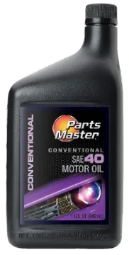 Mostrar detalles de Aceite de Motor Convencional Parts Master SAE 40 de 946 ML Imagen de Aceite de Motor Convencional Parts Master SAE 40 de 946 ML