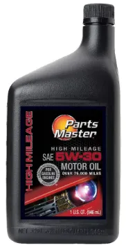 Mostrar detalles de Aceite para Motor de Alto Kilometraje Parts Master 5W30 de 946 ML Imagen de Aceite para Motor de Alto Kilometraje Parts Master 5W30 de 946 ML