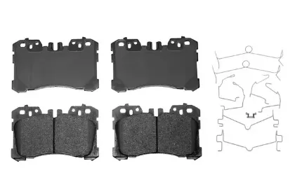 Imagen de Balatas de Disco Semi-Metalicas SMD1282 Para Lexus Ls 460 2007-2017, Lexus Ls 500 2018-2023, Lexus Ls 500h 2018-2023, y Otros
