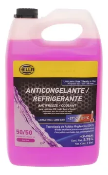 Imagen de Anticongelante Hella Rosa Diluido 50% 3.785 L