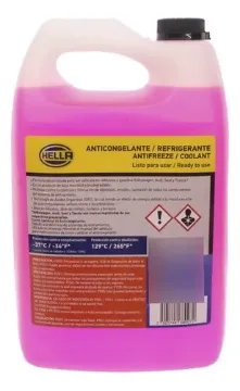 Mostrar detalles de Anticongelante Hella Rosa Diluido 50% 3.785 L Imagen de Anticongelante Hella Rosa Diluido 50% 3.785 L
